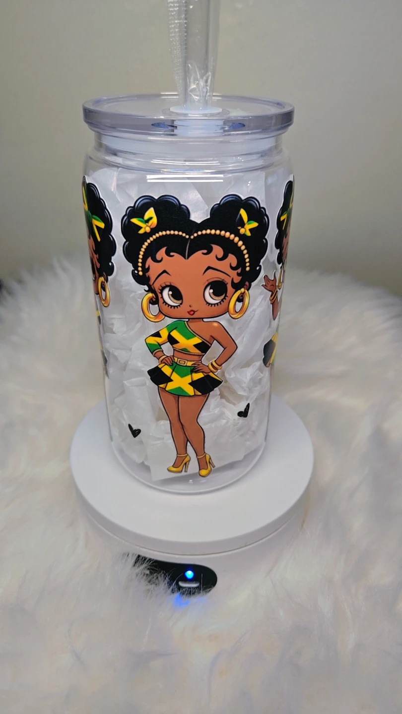 Betty Boop Jamaica Tumbler with Straw - photo 4