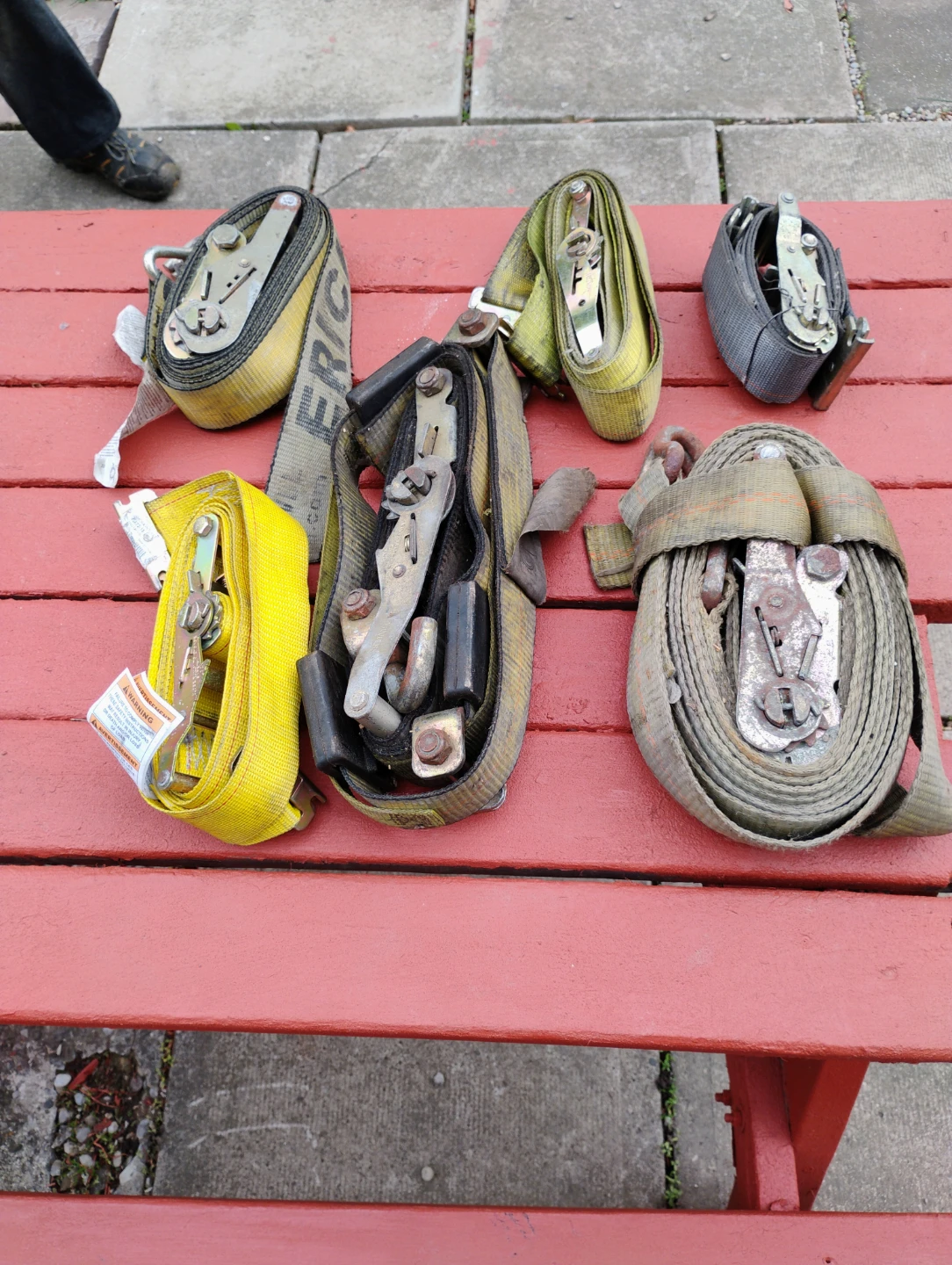 6 Ratchet/Tie Down Straps ($8 each or $35 for all) - photo 2