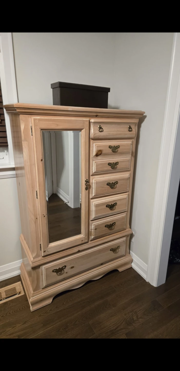 Solid Wood Bedroom Set - Dresser & Armoire - photo 2