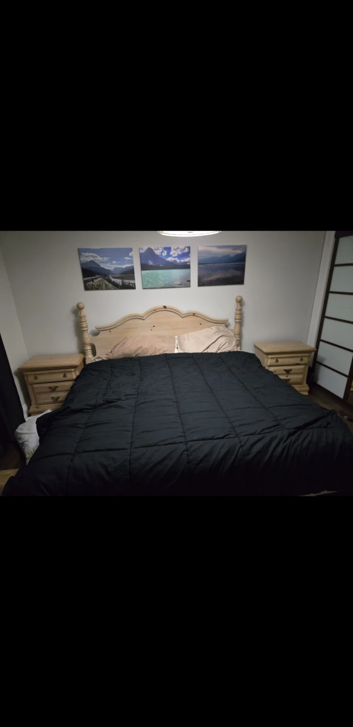 Solid Wood Bedroom Set - Dresser & Armoire - photo 3