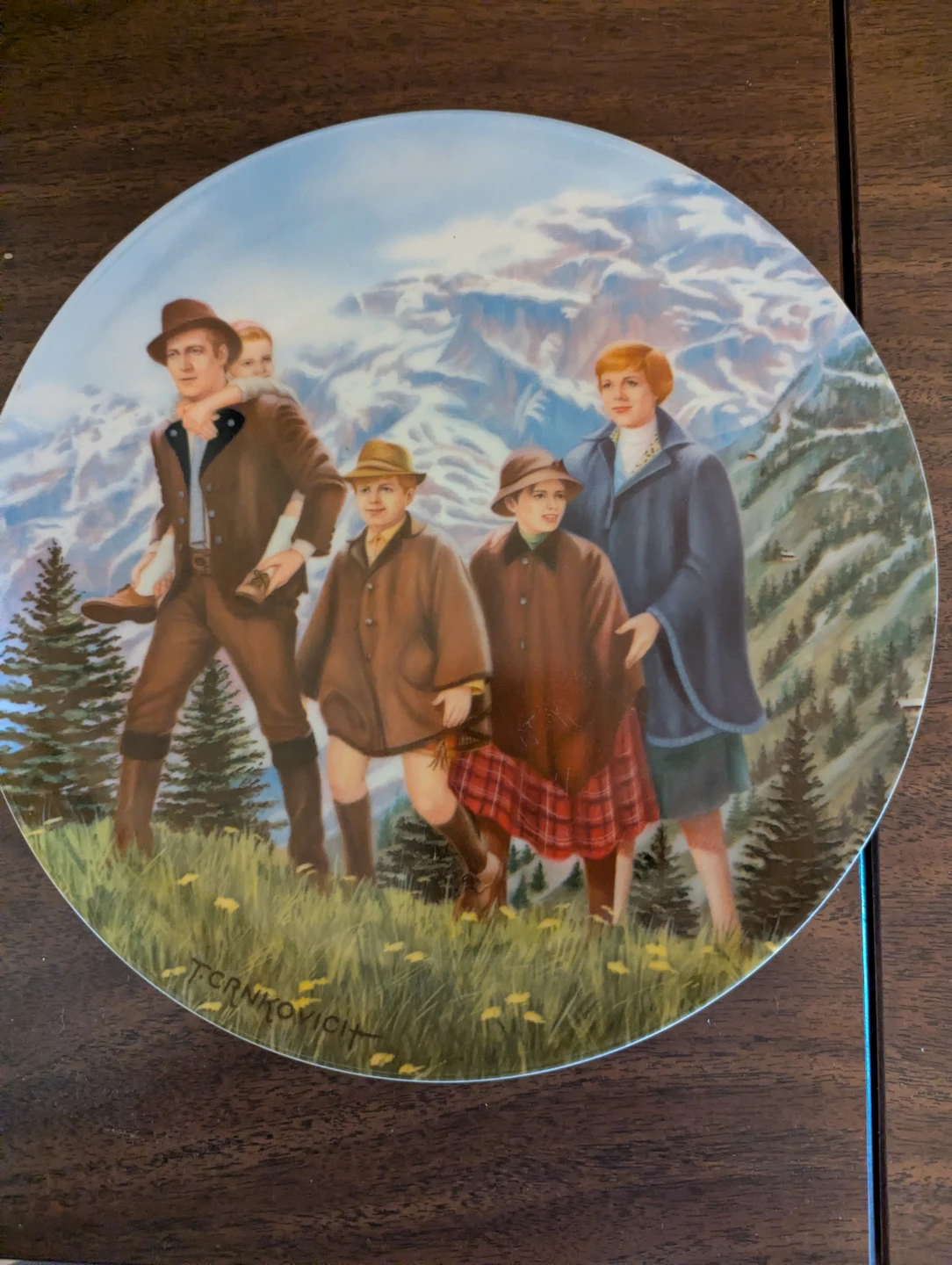 The Sound of Music "Climb Ev'ry Mountain" Collector Plate