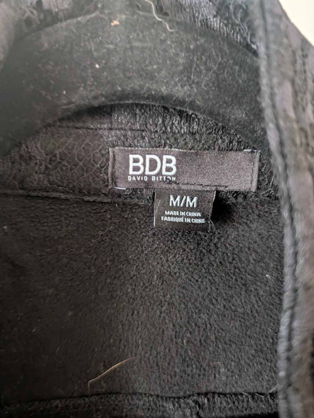 BDB David Bitton Black Lace Moto Jacket - photo 2