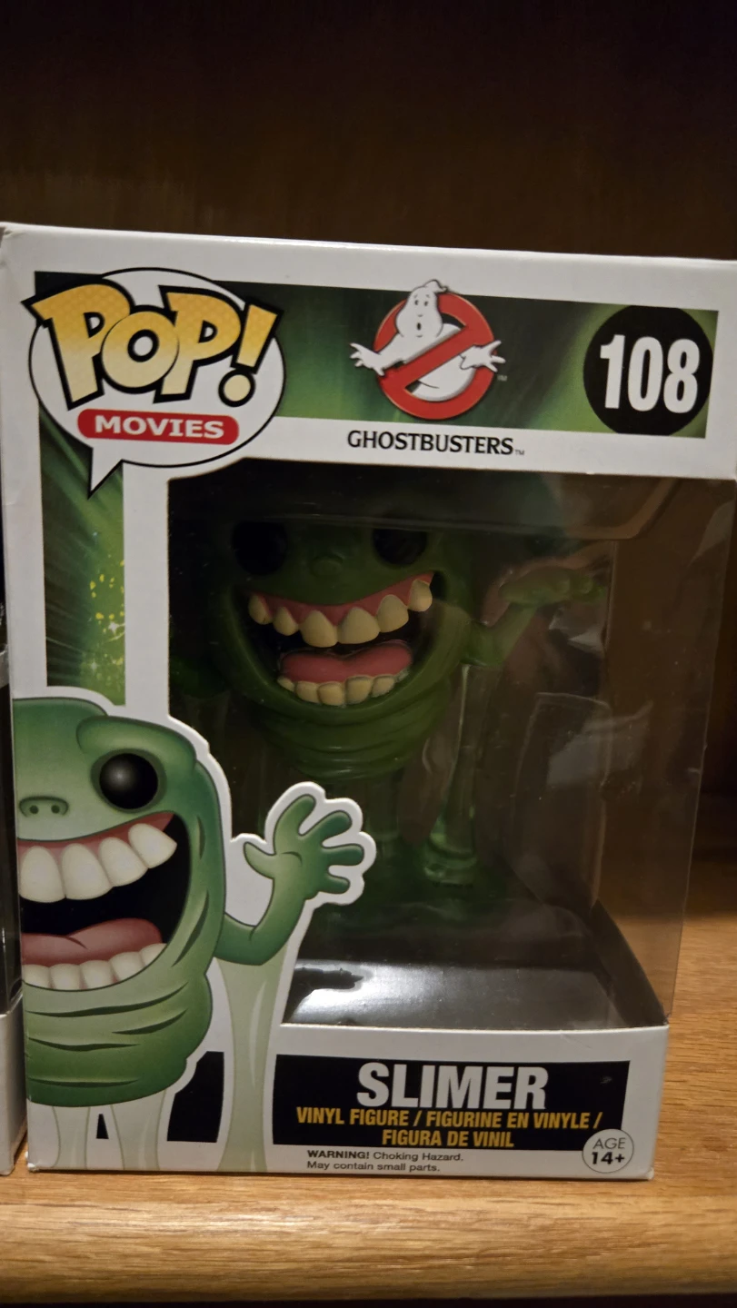 Funko Pop! Ghostbusters Dr. Peter Venkman & Slimer Vinyl Figures - photo 2