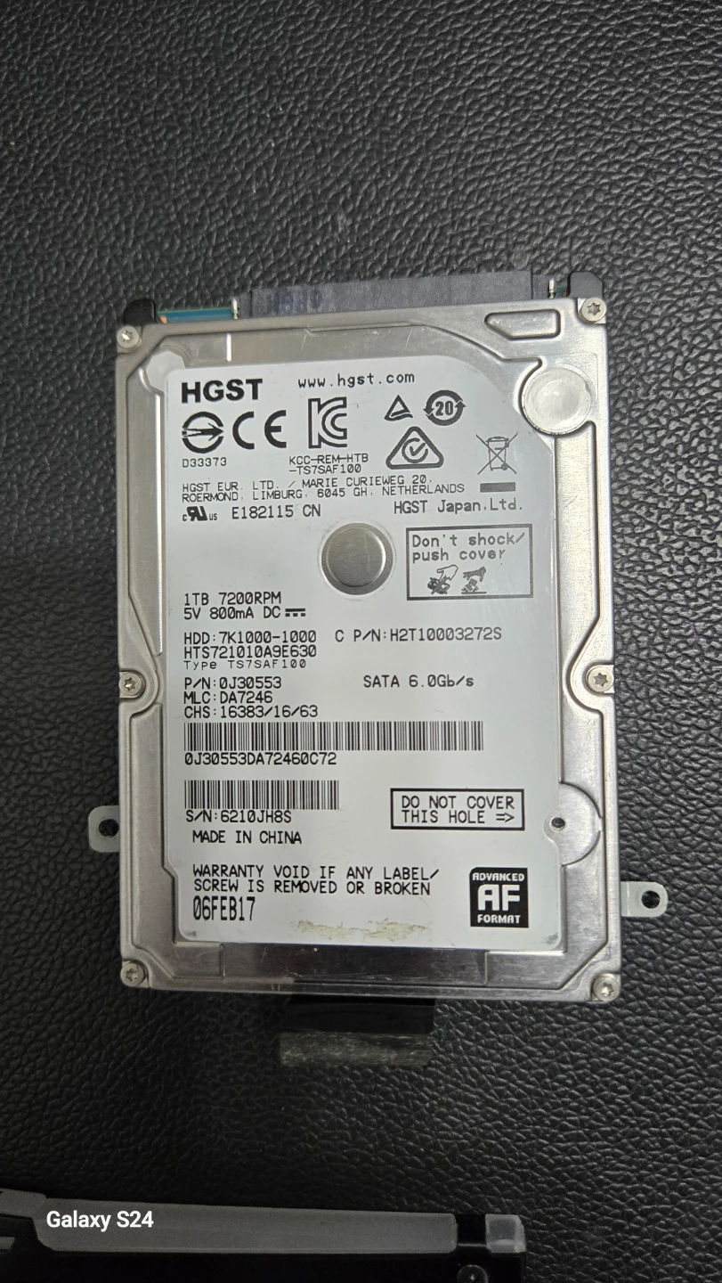 HGST 1TB Internal Hard Drive