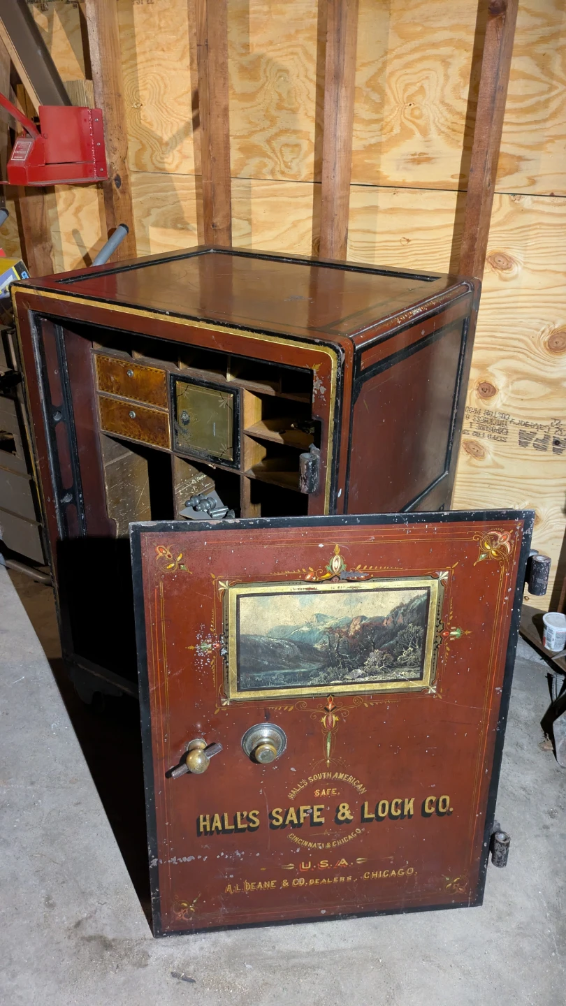 Hall's Safe & Lock Co. Antique Safe
