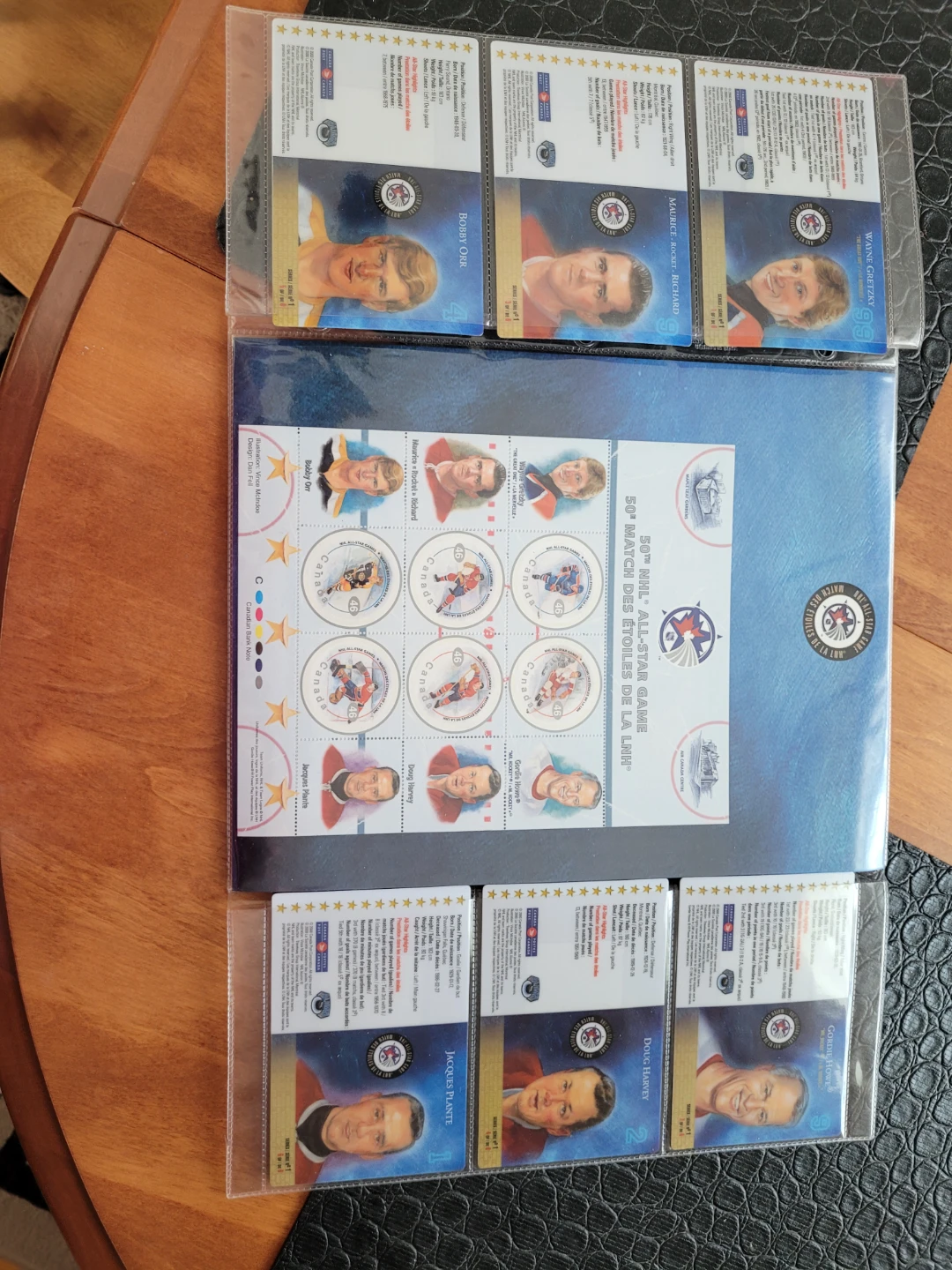 NHL All-Star Game Hockey Greats Stamp Collection - photo 2