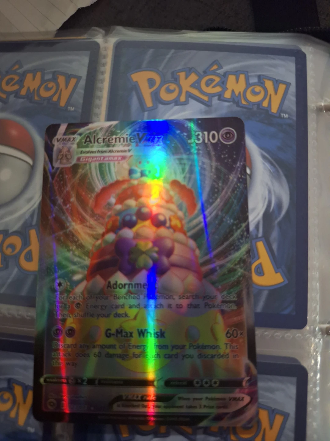 Pokémon Alcremie VMAX Gigantamax Card