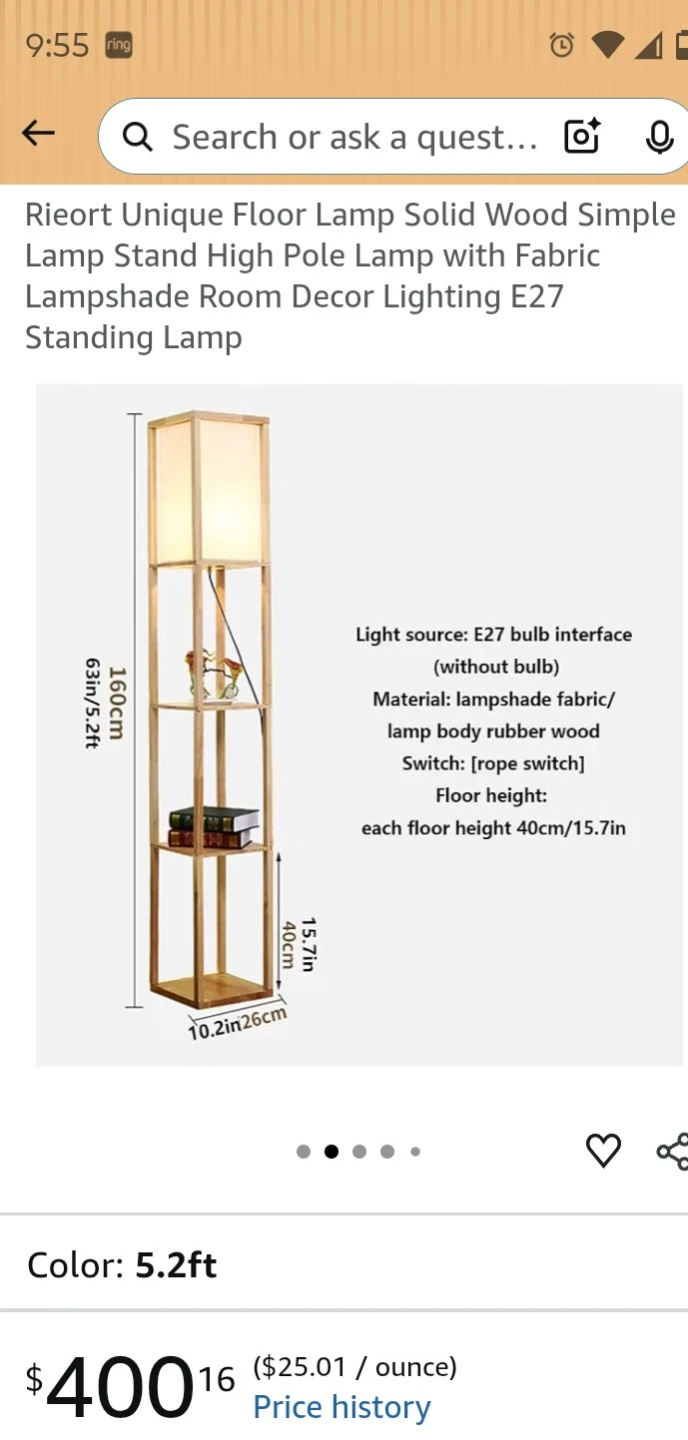 Rieort Unique Floor Lamp - photo 2