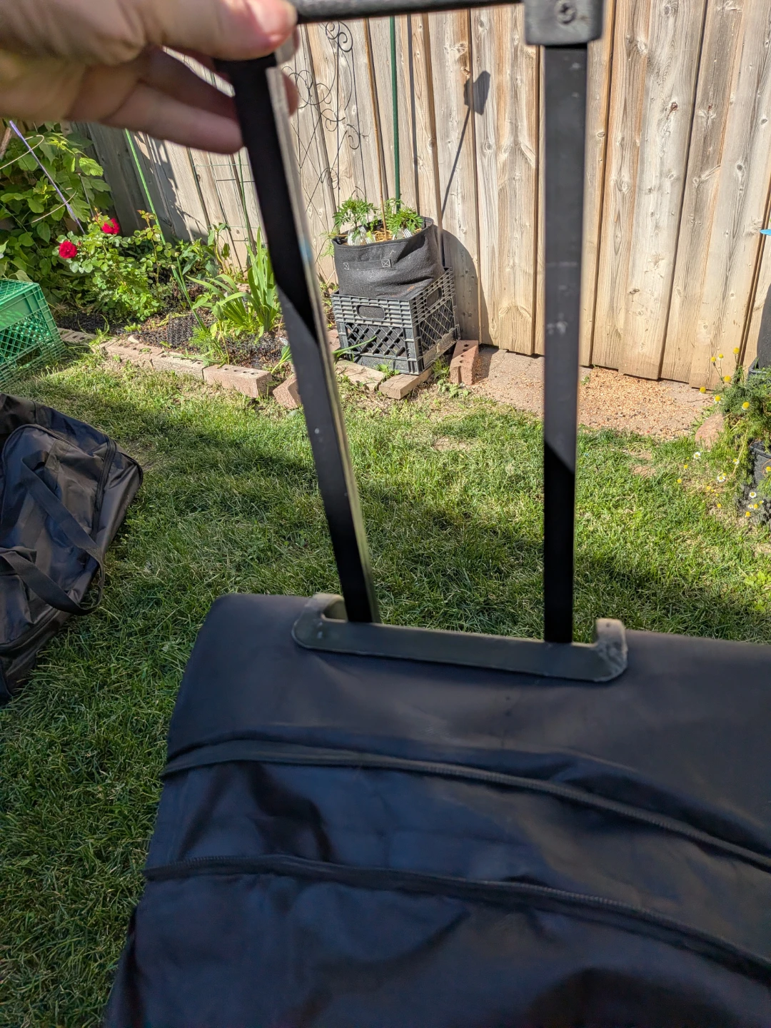 Big black Rolling equipment Duffel Bag - photo 2