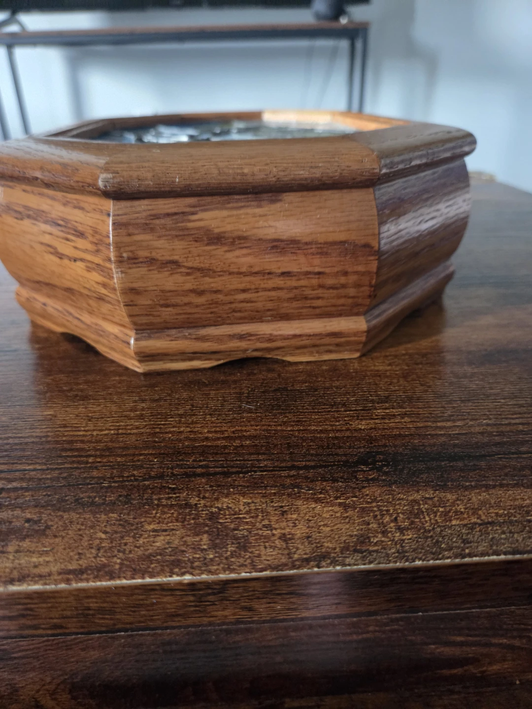 Stained Glass Trinket Box with Bird Design - photo 4