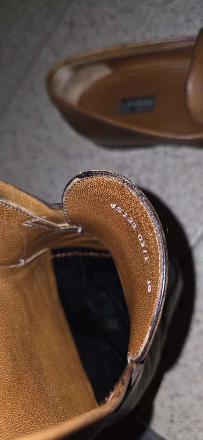 Made in Italy A.Testoni Men's brown Leather Loafers(UK10) - photo 4
