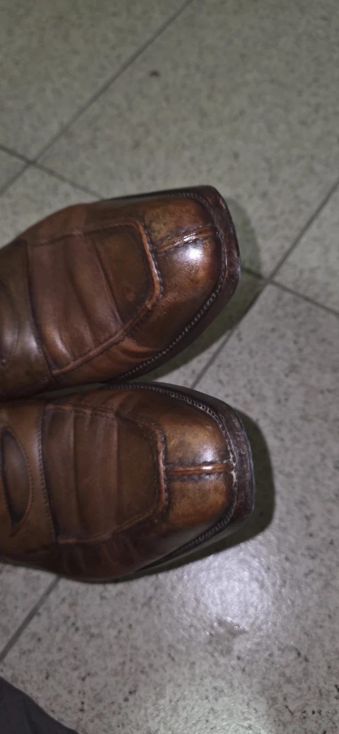 Made in Italy A.Testoni Men's brown Leather Loafers(UK10) - photo 5