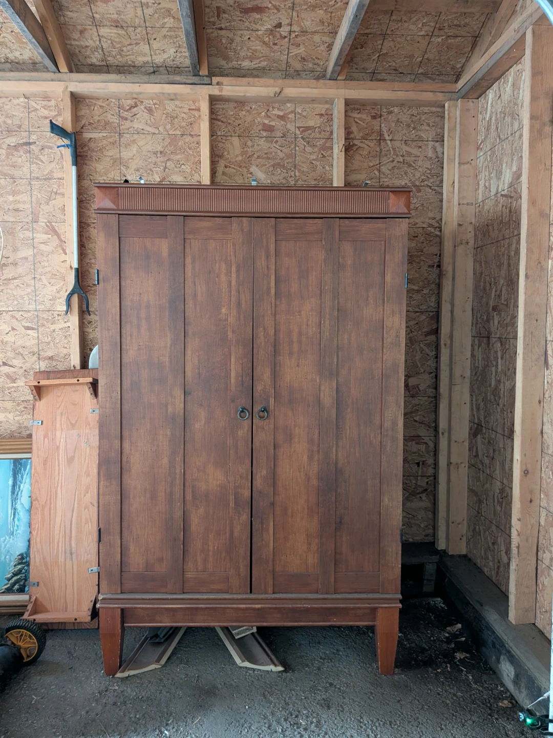 Large Desk with Shelves and Drawer