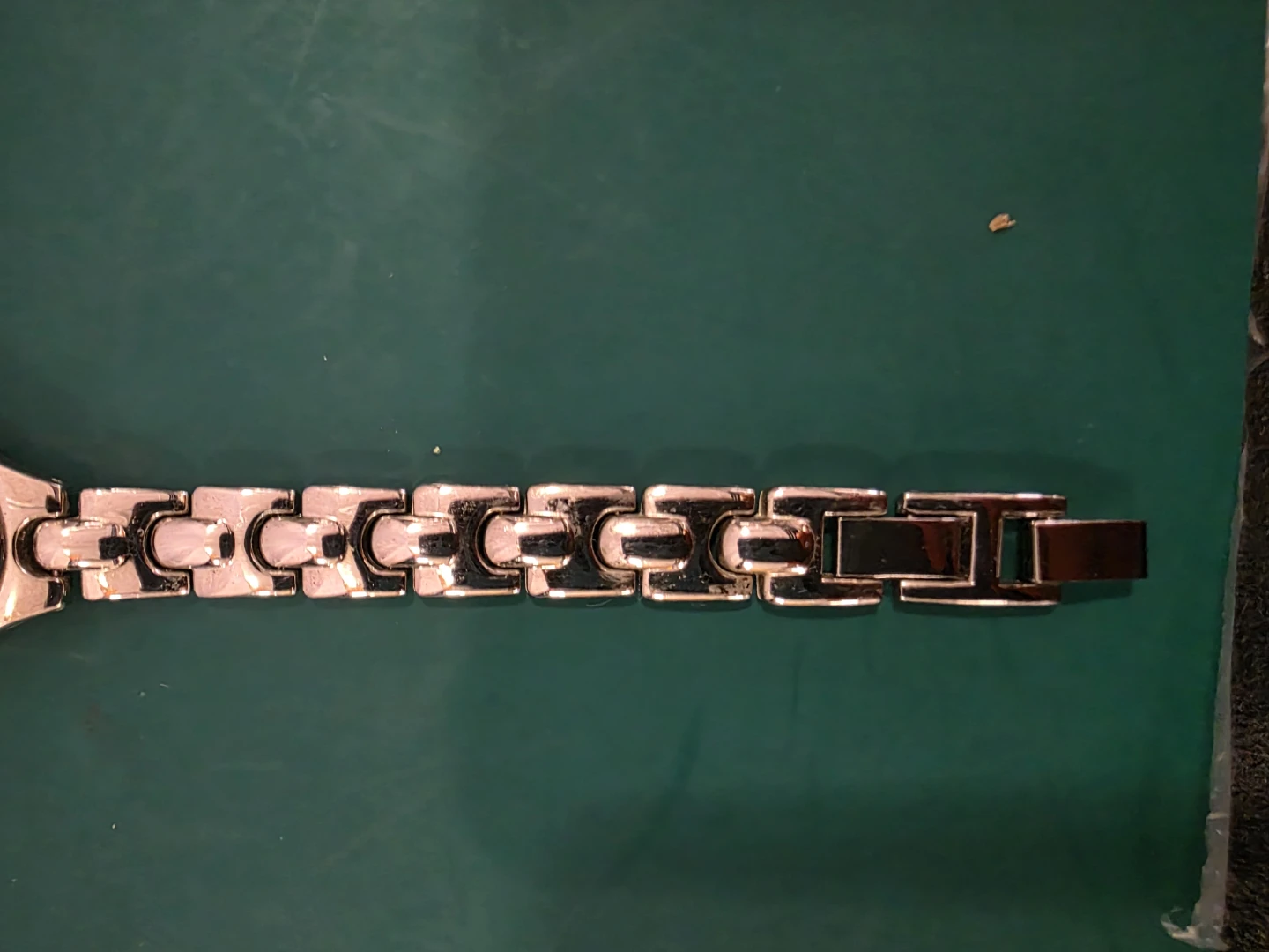 Vintage Advance Women's Quartz Watch Purple Hearts Dial Bracelet - photo 3