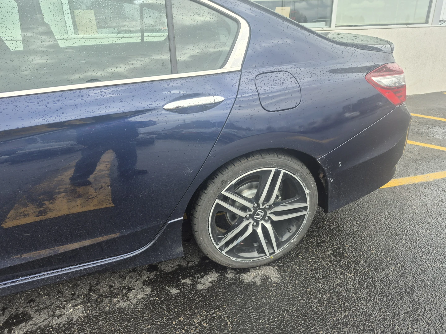 Dark Blue Honda Accord Sedan