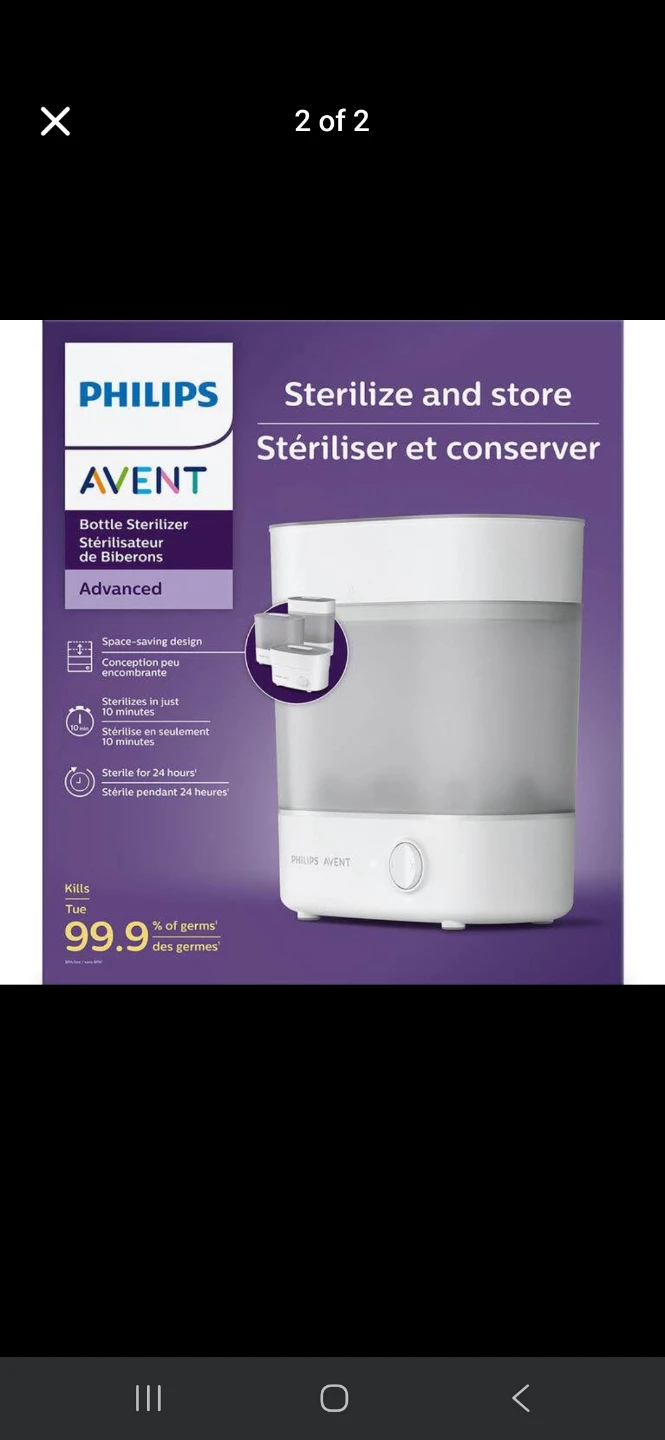 Philips Avent Bottle Sterilizer and Storage - photo 4