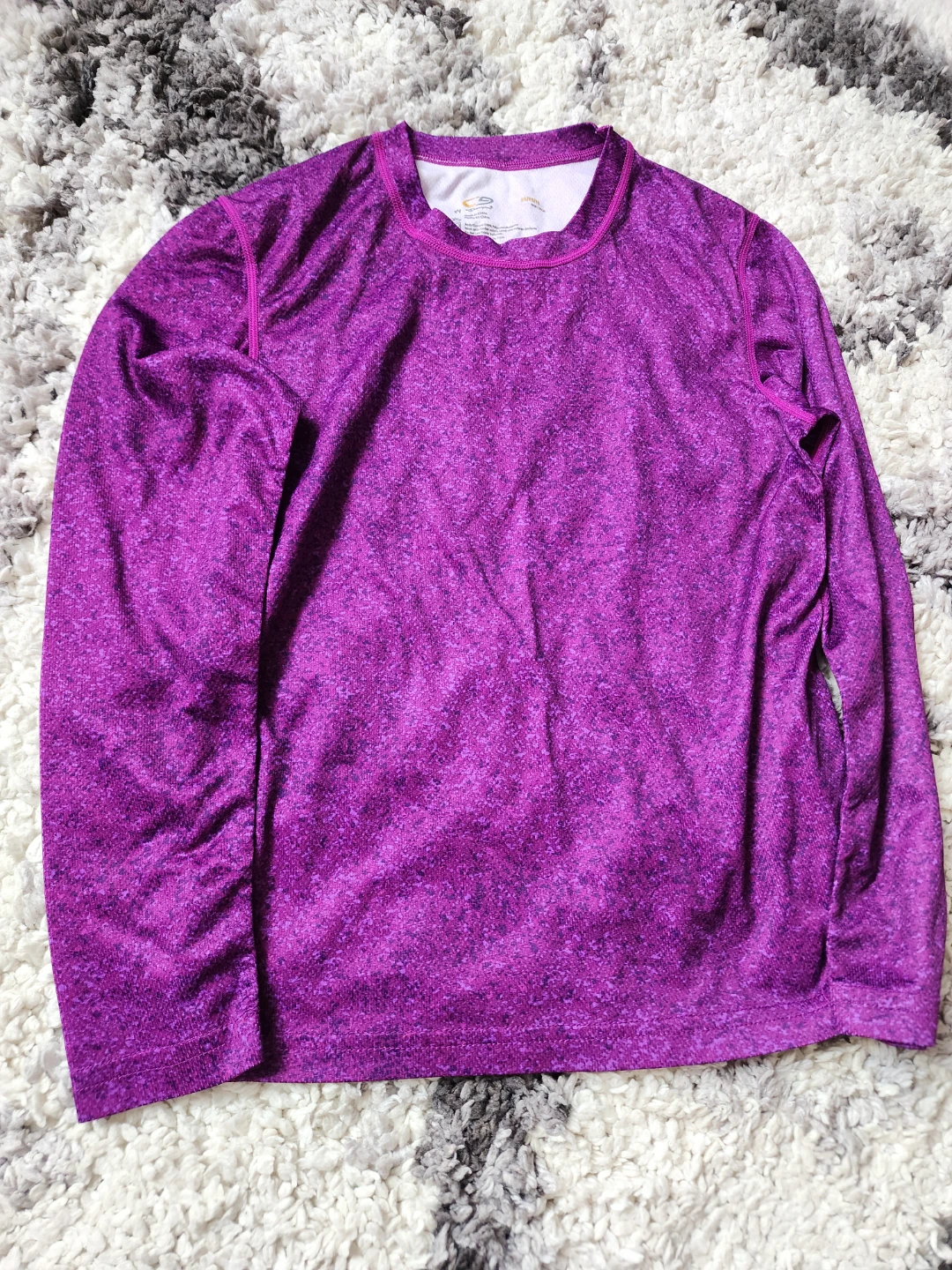 Champion Women's Purple Long Sleeve Athletic Shirt M - photo 2