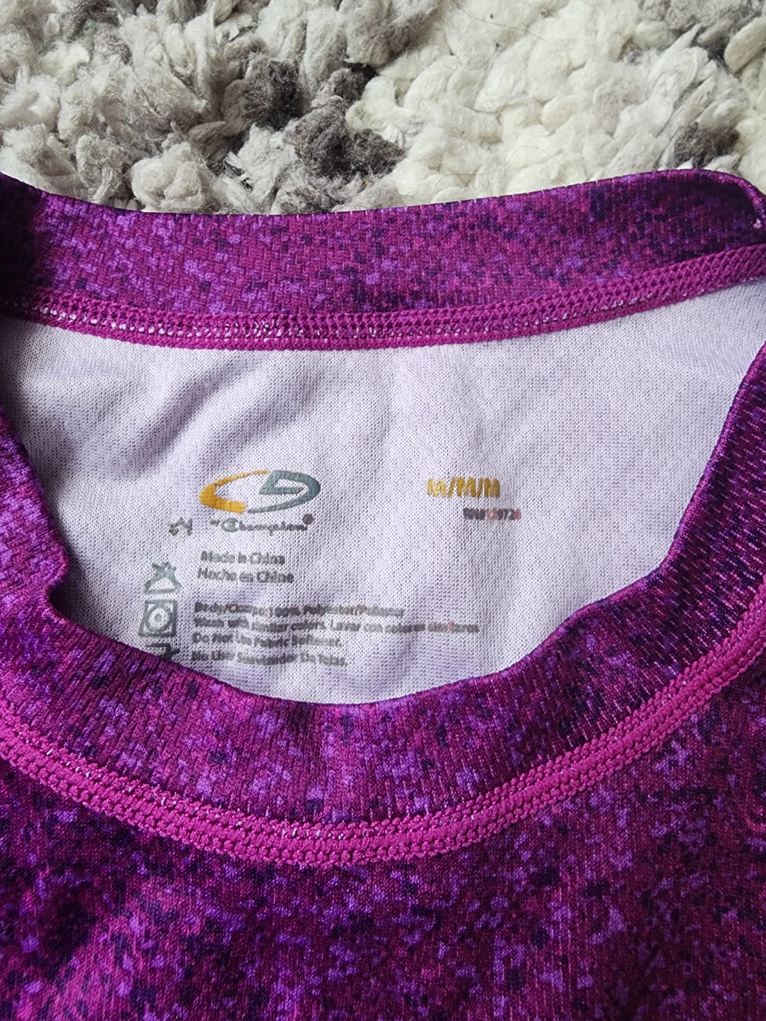 Champion Women's Purple Long Sleeve Athletic Shirt M - photo 3
