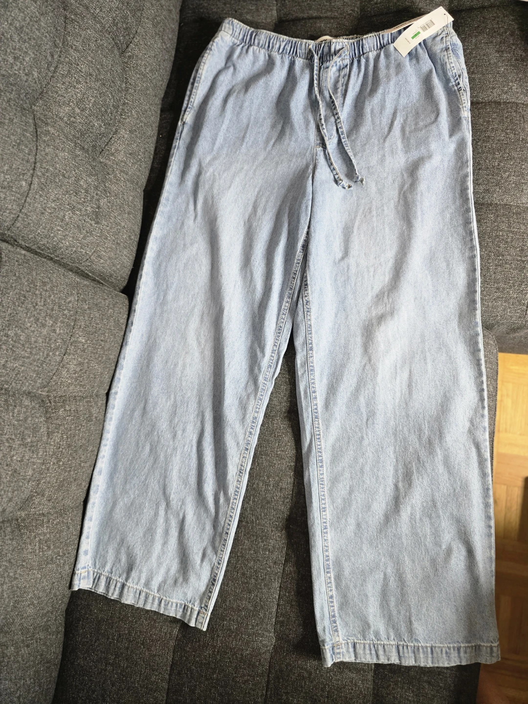 DKNY Jeans Women's Wide Leg Denim Pants size L