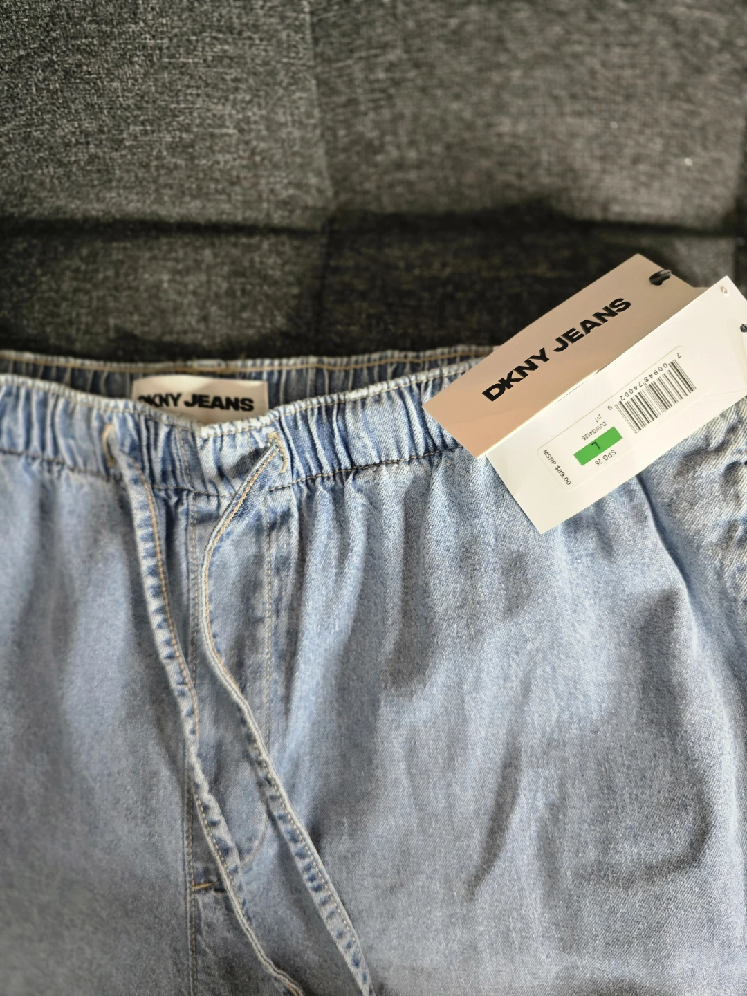 DKNY Jeans Women's Wide Leg Denim Pants size L - photo 2
