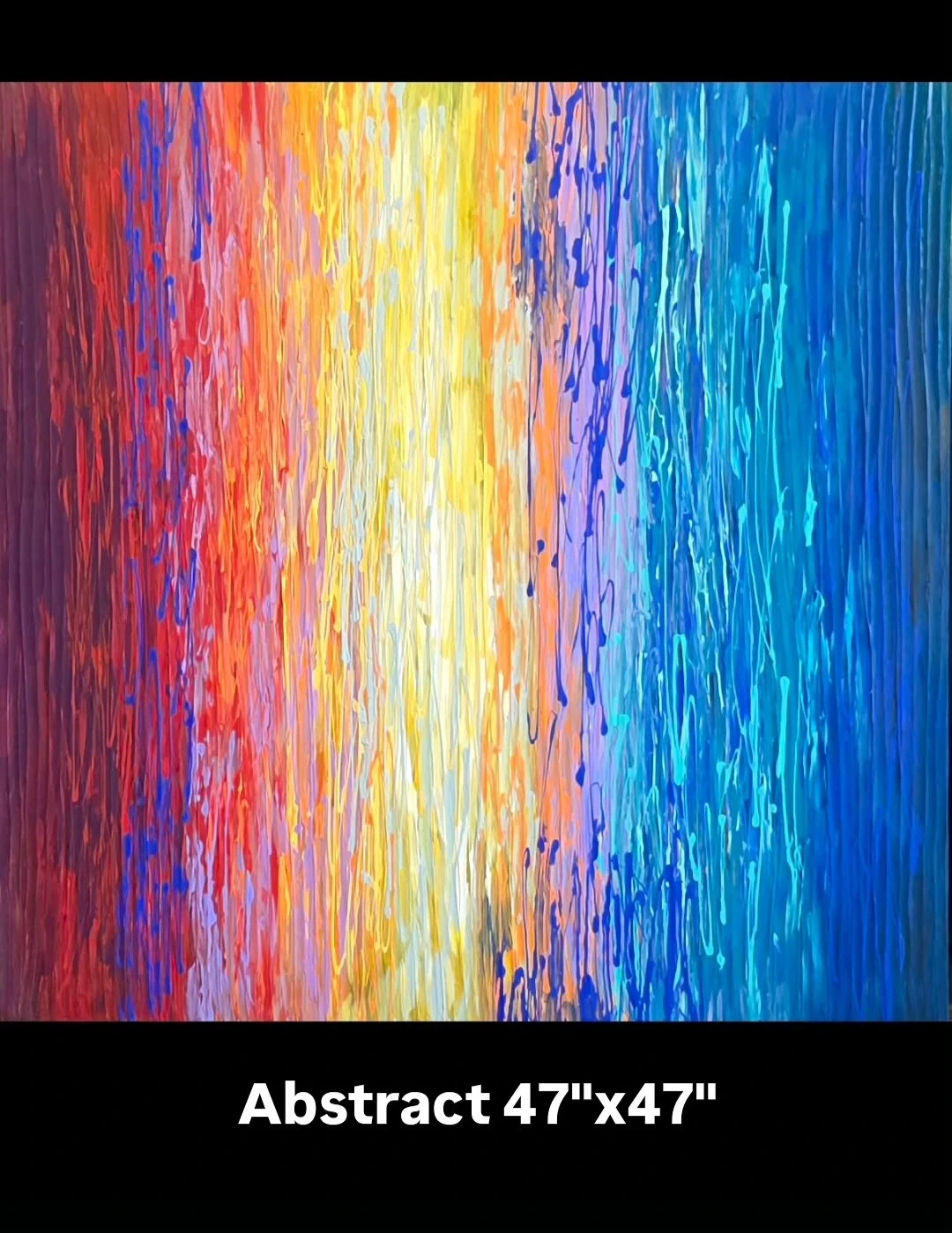 Huge original hand-painted painting by local artist - photo 5