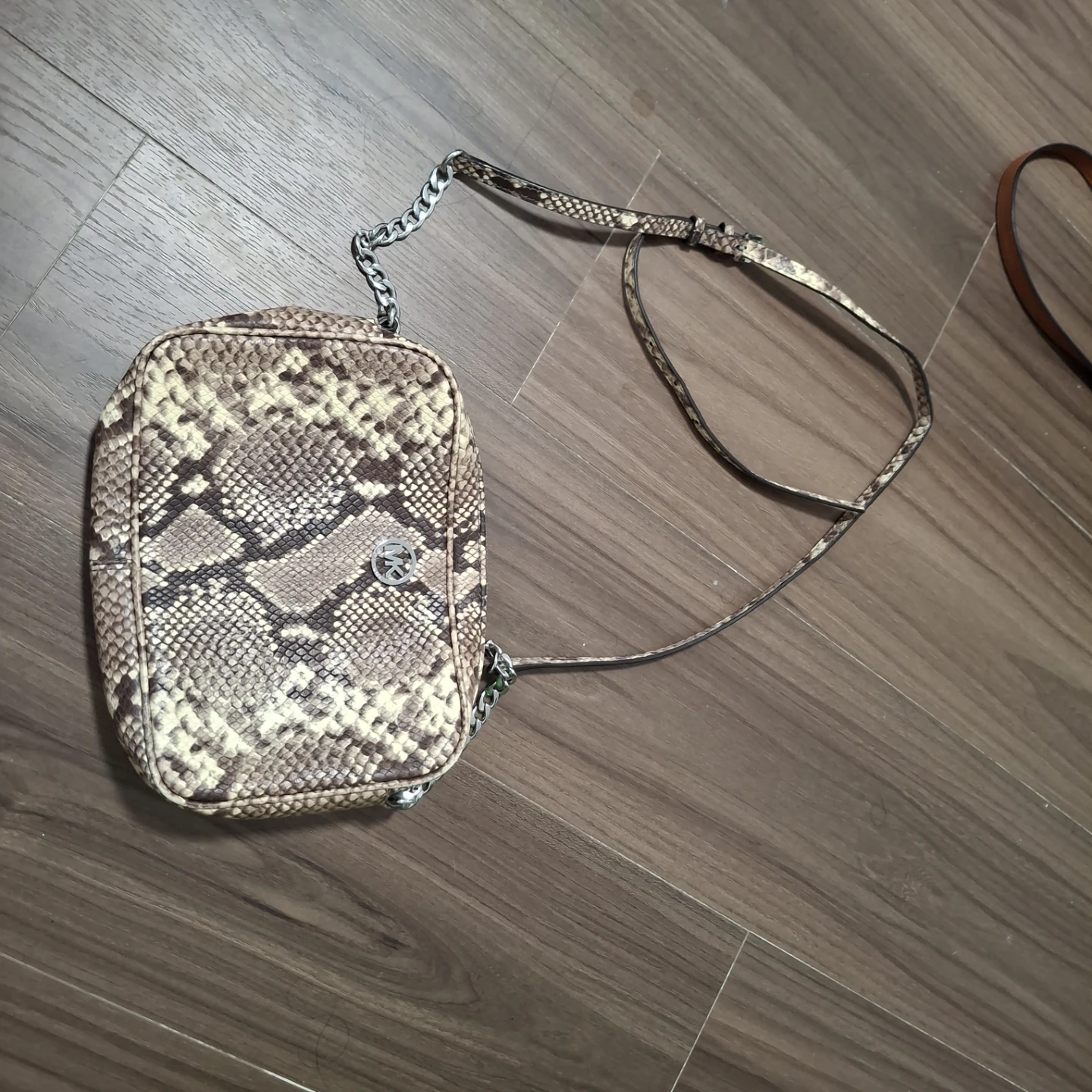 Michael Kors Snake Print Crossbody Bag