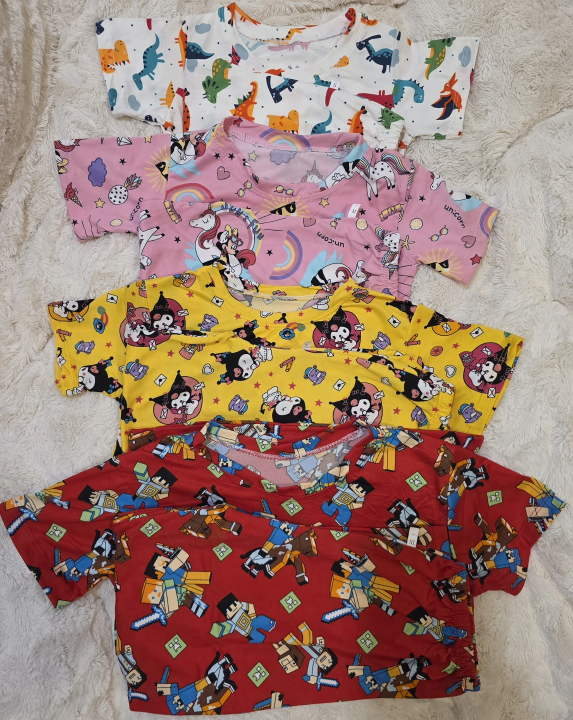 Children's Pyjama Set - Various Cartoon Prints