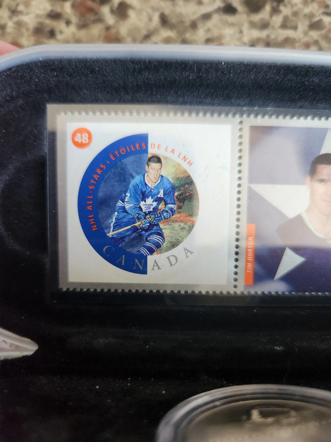 NHL All-Stars 2002 Stamp & Medallion Set Tim Horton - photo 4