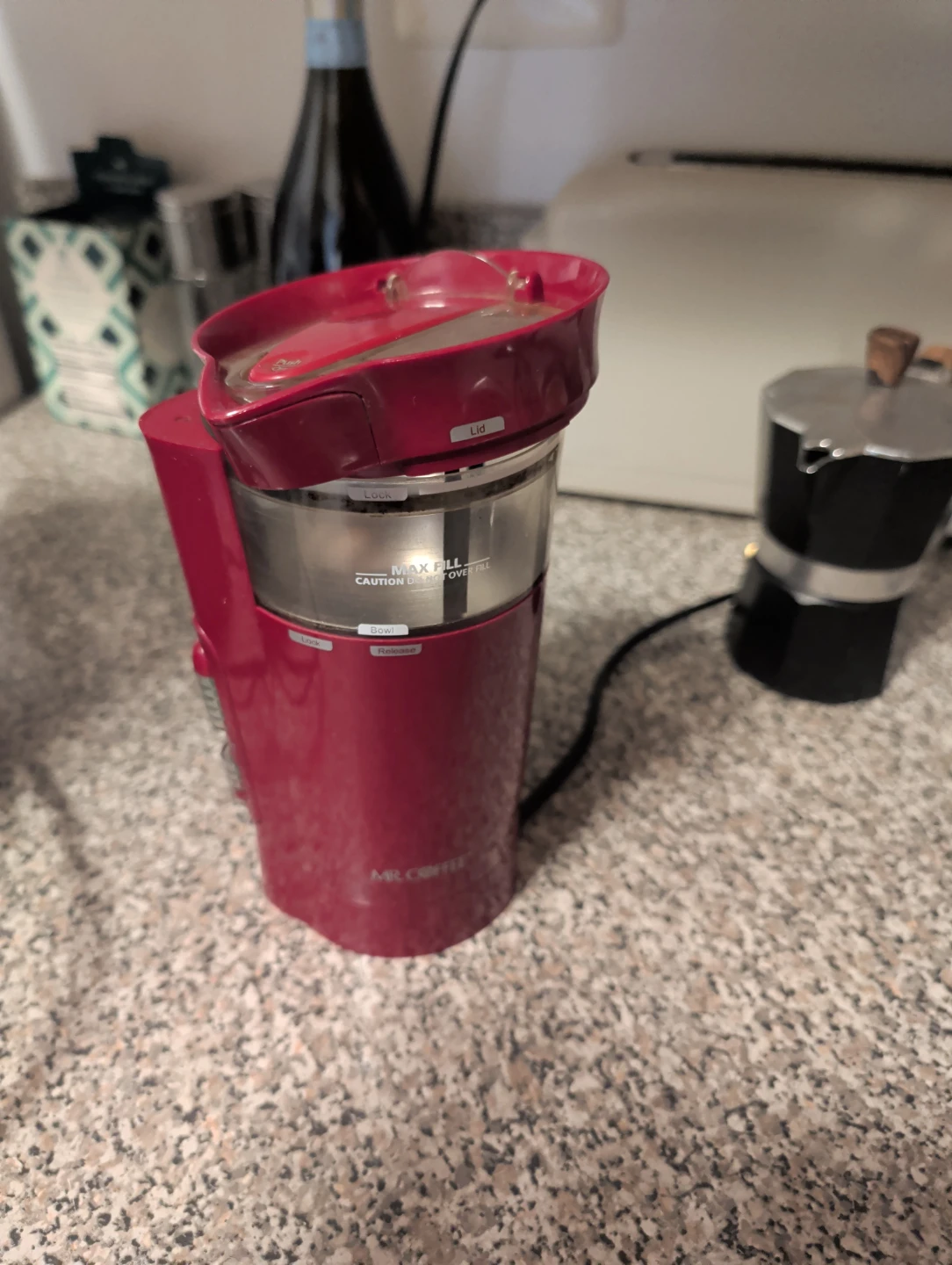Mr. Coffee Red Electric Coffee Grinder - photo 2