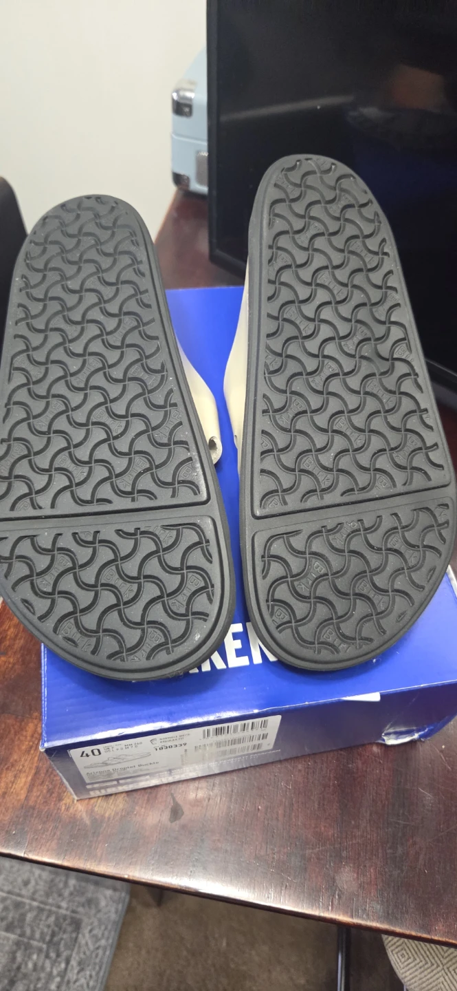 New Birkenstock Arizona Droplet Buckle High Shine Sandals - photo 4