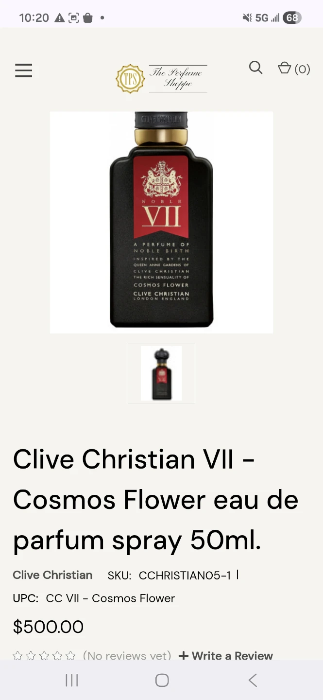 Clive Christian VII - Cosmos Flower Eau de Parfum Spray 50ml
