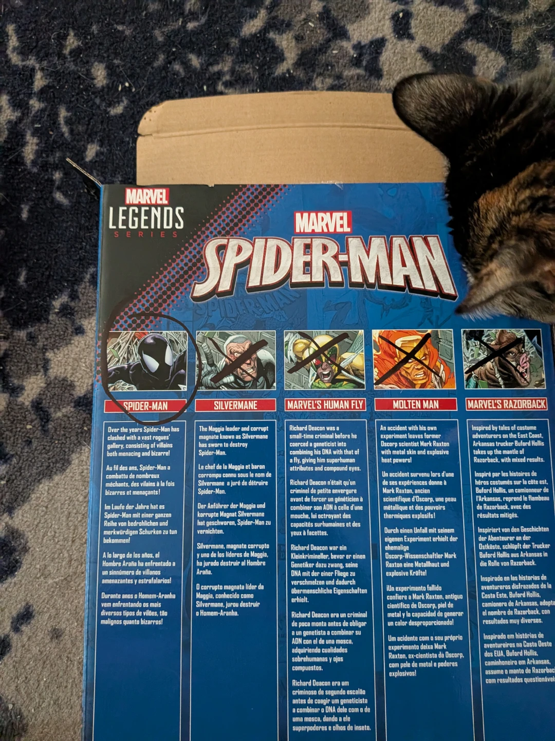 Brand New but Loose Spider-Man Purple Suit Villain's 5 pack - photo 2