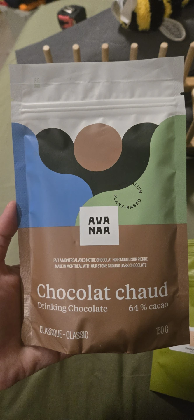 AVANAA Chocolate Chaud - 64% Cacao  Drinking Chocolate - 150g