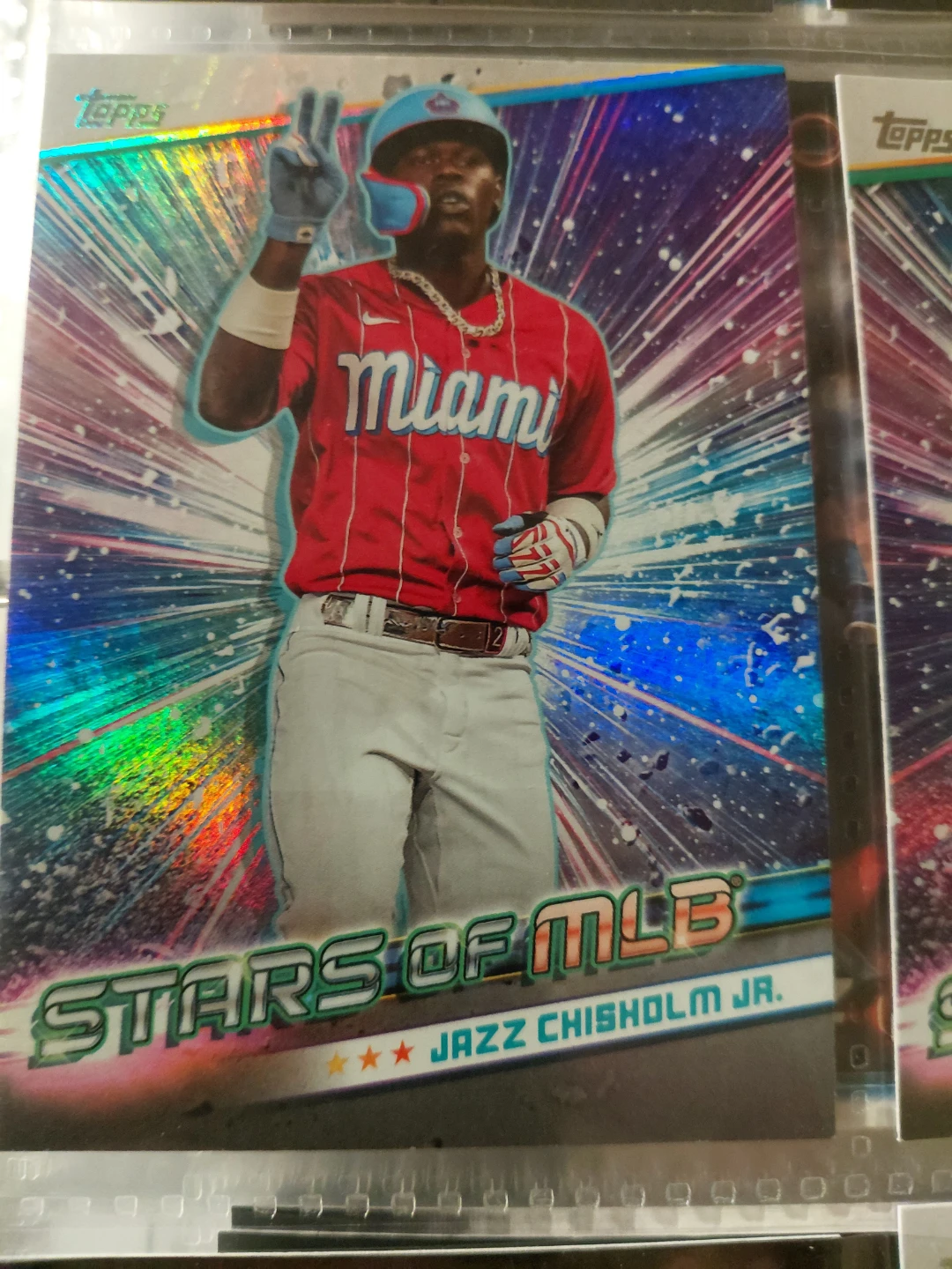 Topps Stars of MLB Jazz Chisholm Jr. Baseball Card