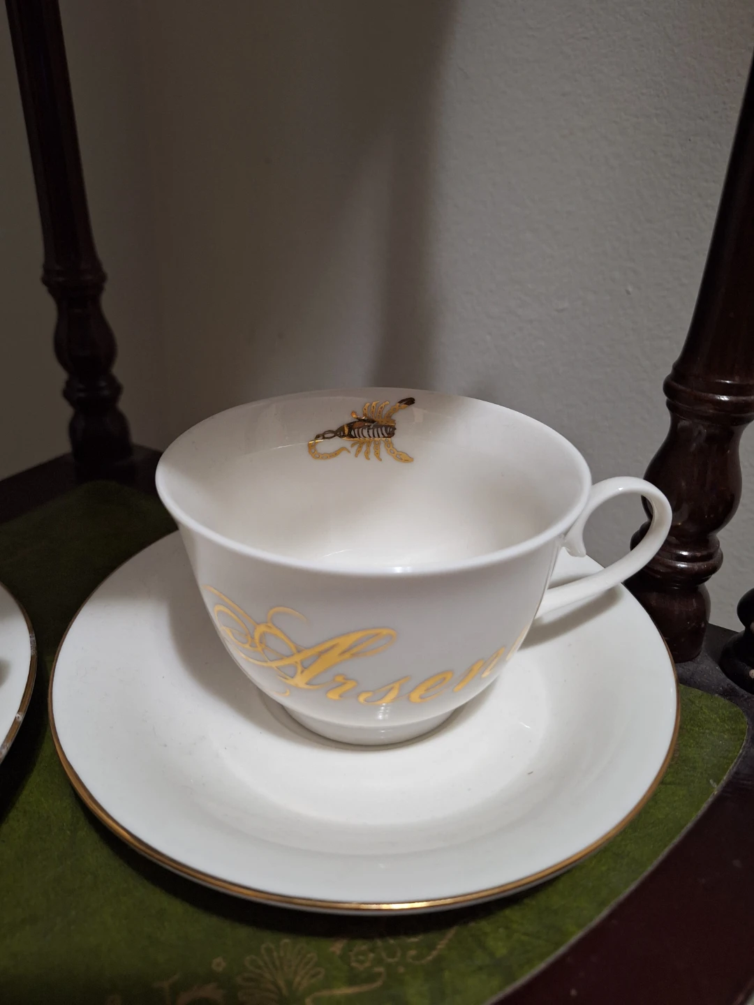 Abbott Poison & Arsenic Teacups with Saucers (Set of 2) - photo 2