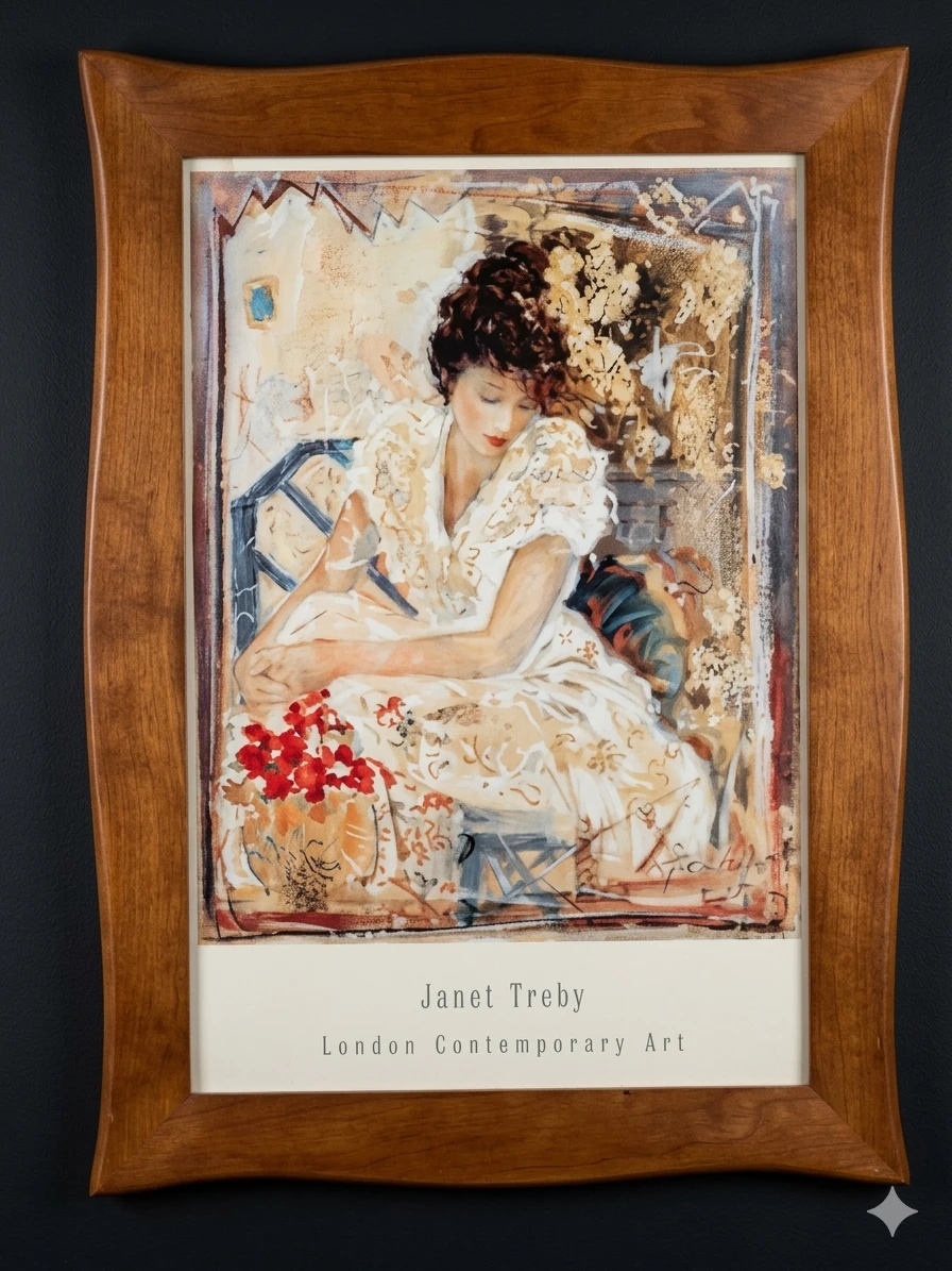 Janet Treby London Contemporary Art Framed Print