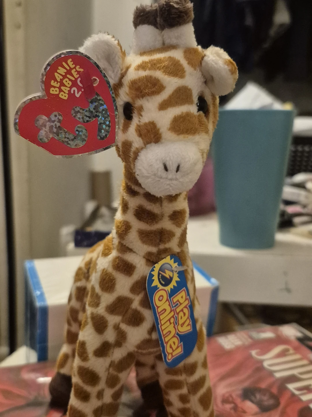 Ty Beanie Baby "Topper" Giraffe Plush Toy - photo 2