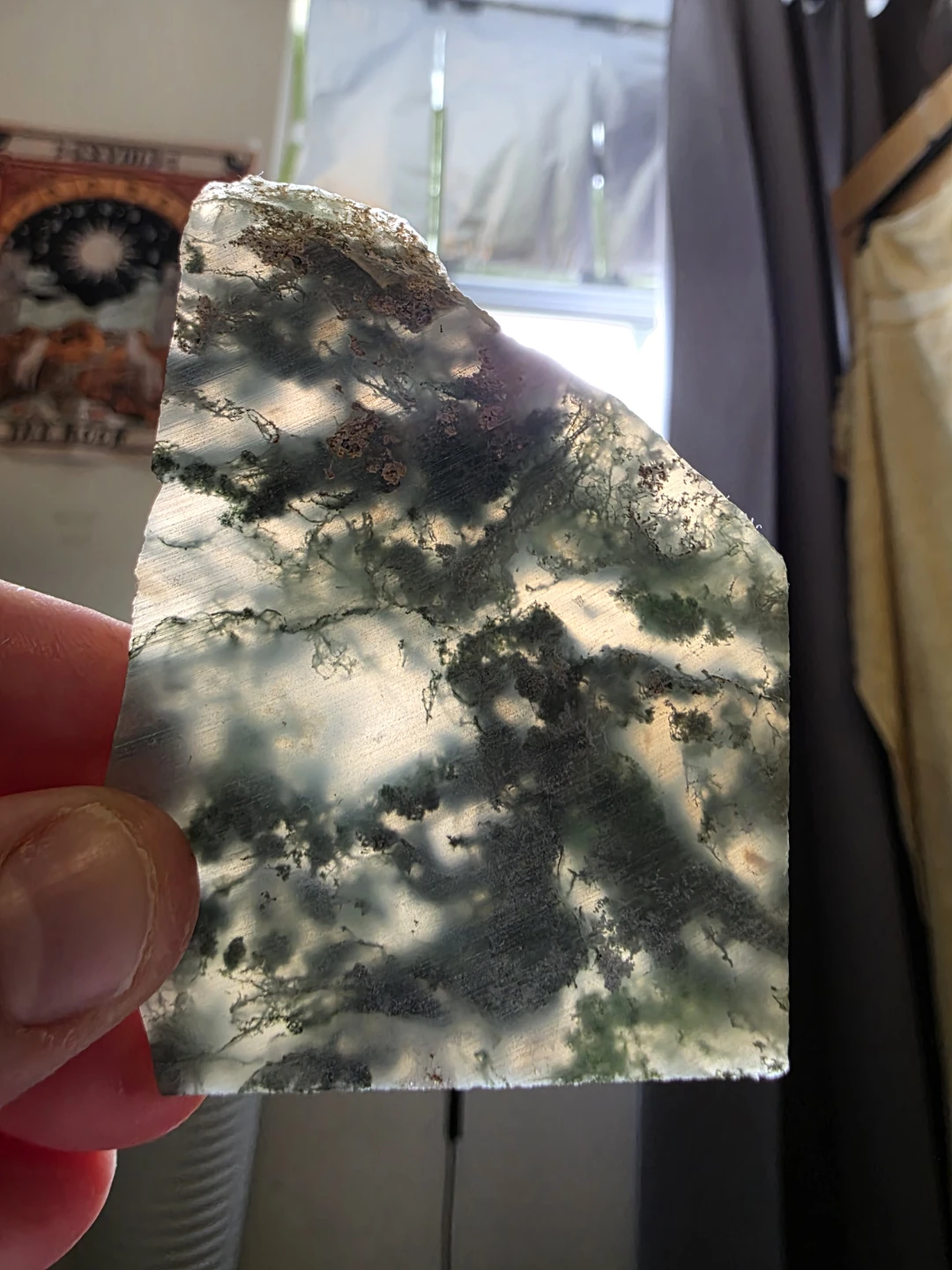 ⚽Moss Agate Slice