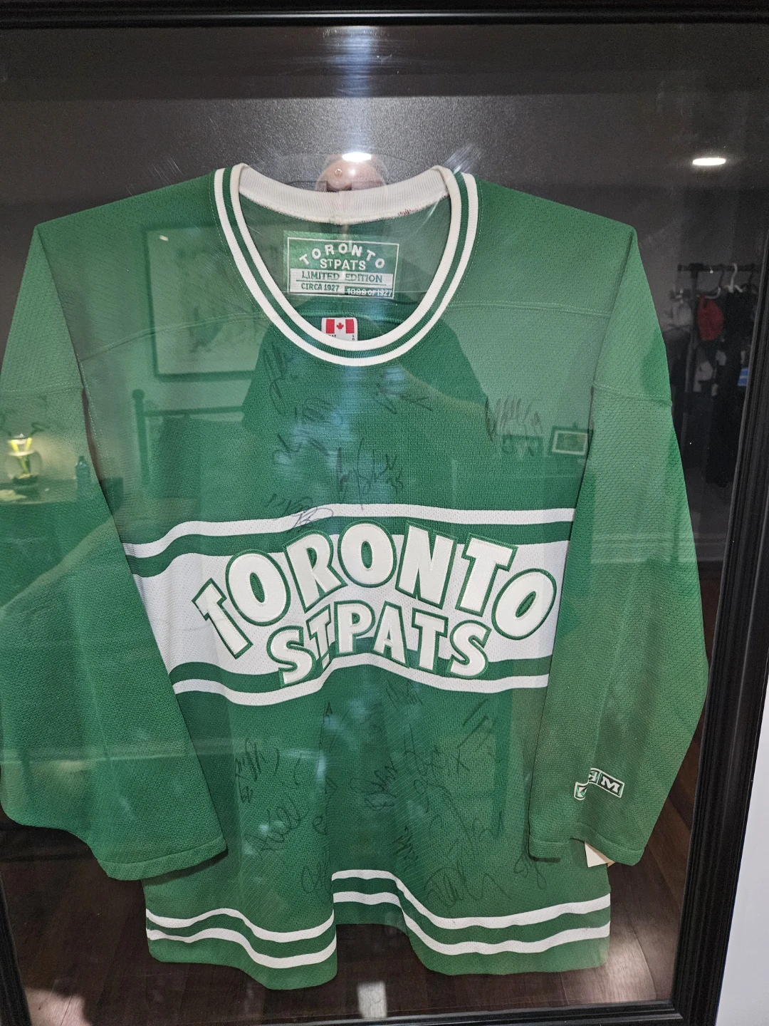 Toronto St. Pats Limited Edition autographed Hockey Jersey