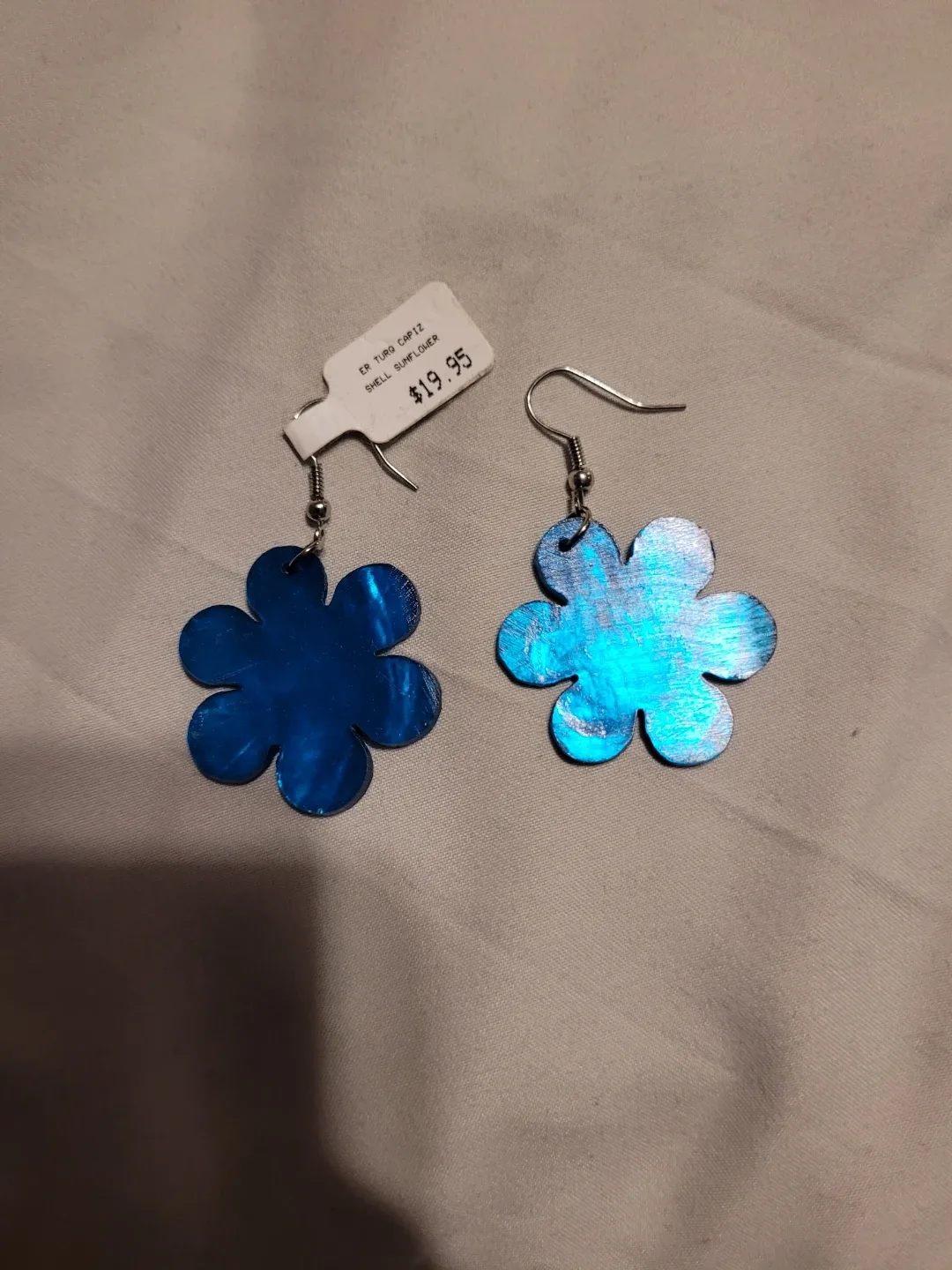Blue Flower Earrings