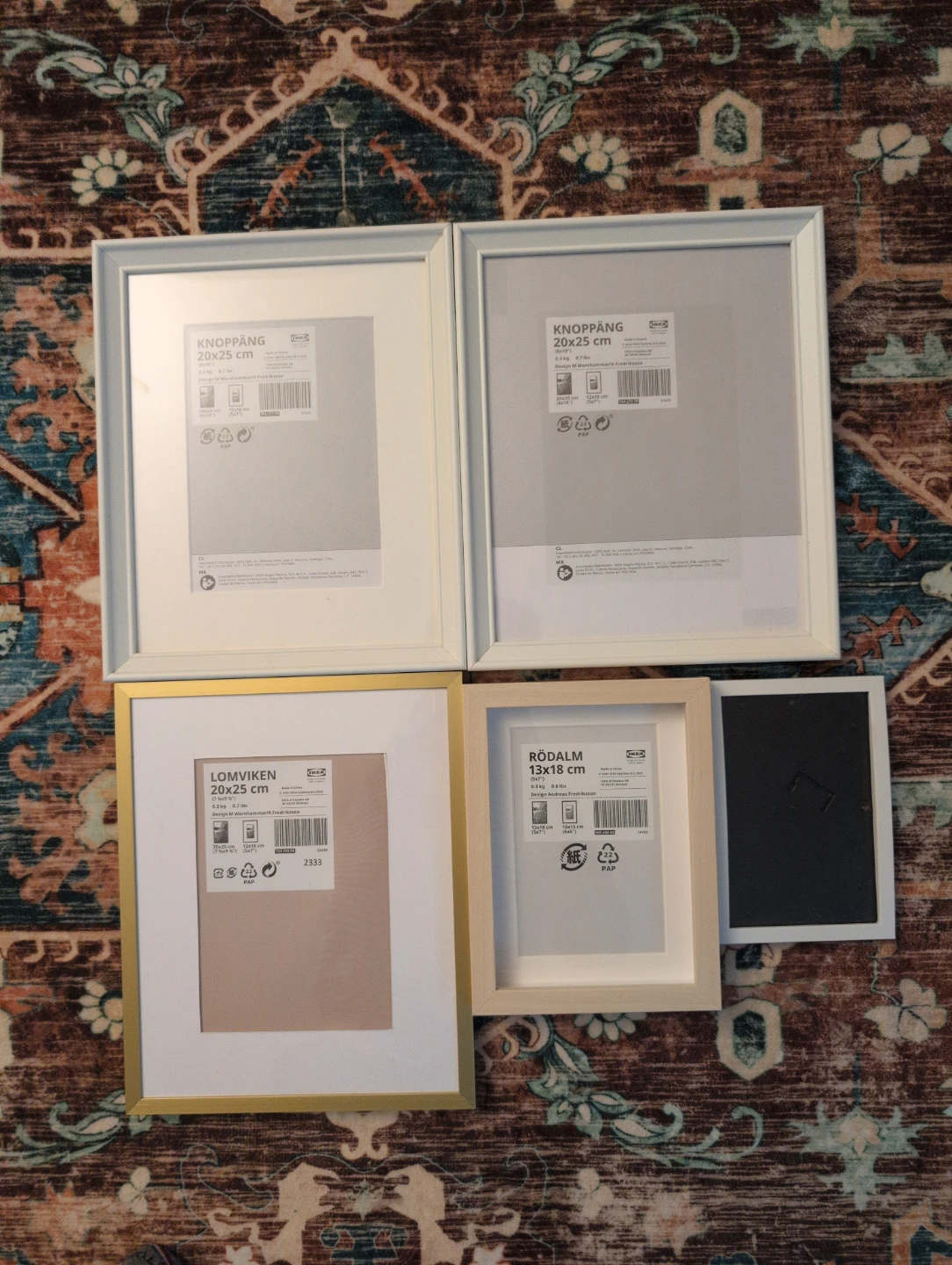 IKEA KNOPPÄNG, RÖDDAL, LOMVIKEN Picture Frames - Various Sizes