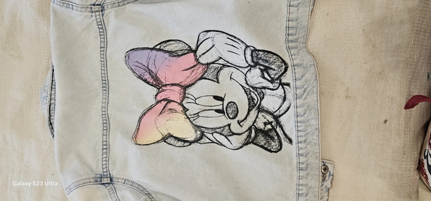 H&M Denim Jacket with Minnie Mouse Graphic - photo 4