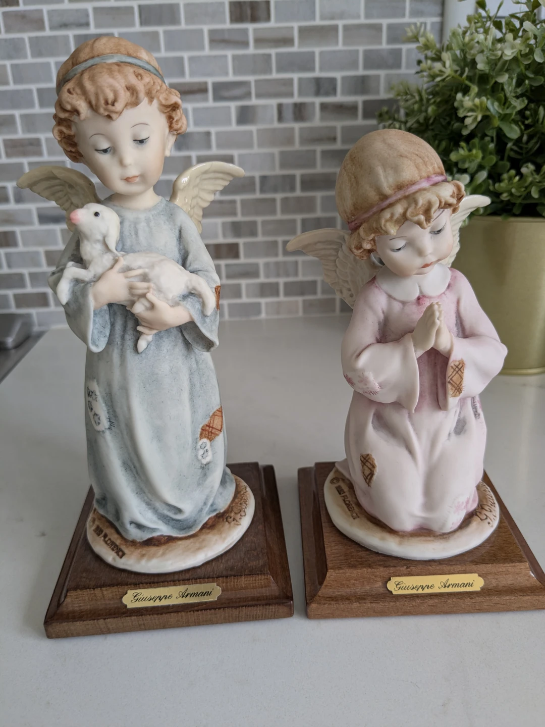 Giuseppe Armani Florence Collection Angel Figurines (2)