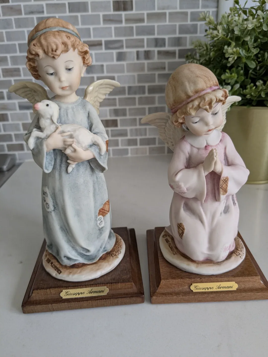Giuseppe Armani Florence Collection Angel Figurines (2)