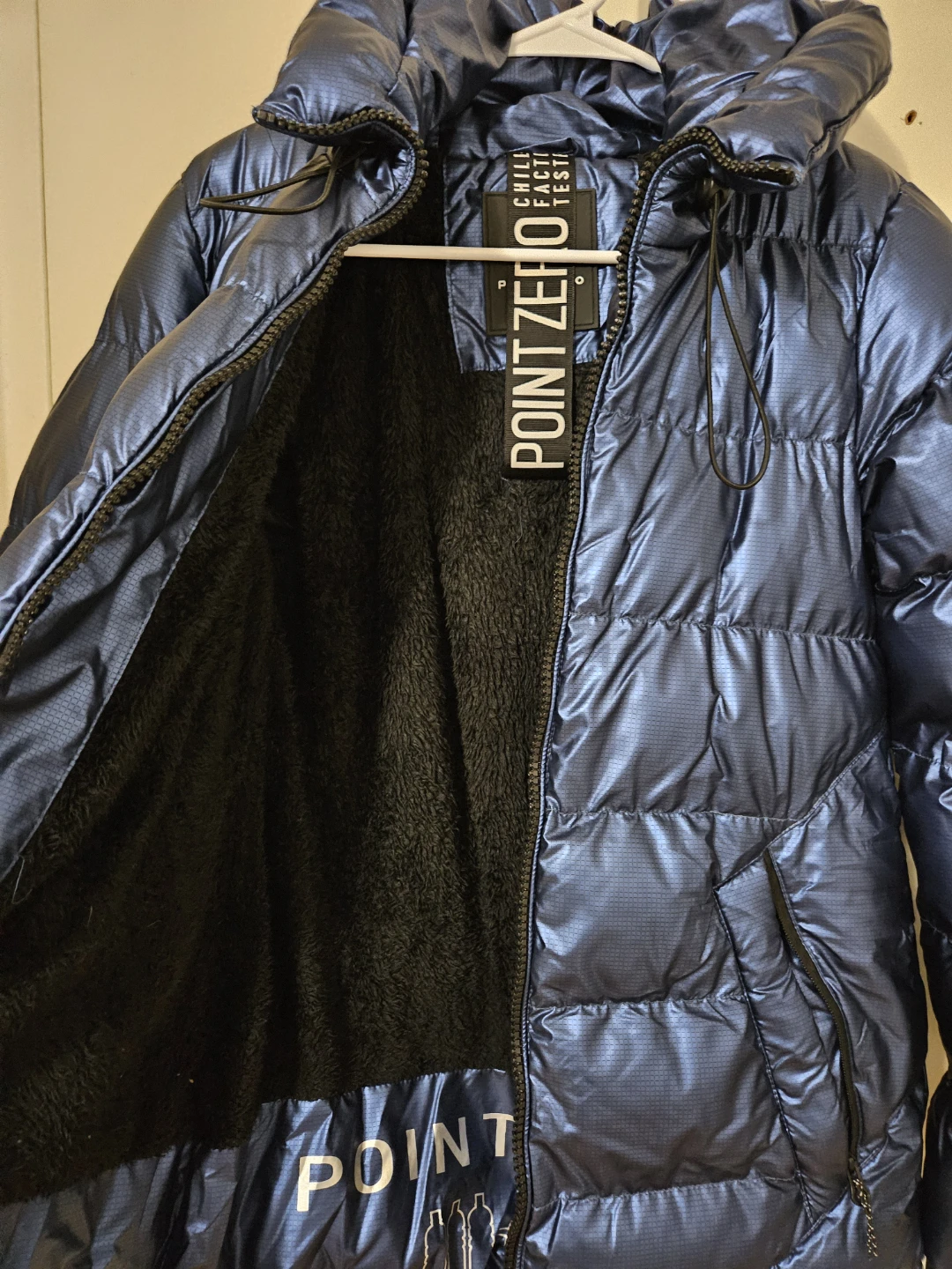 Point Zero Winter Jacket - Metallic Blue - photo 3