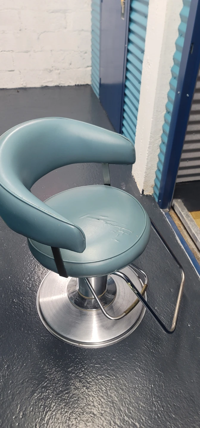Blue Barber Chair