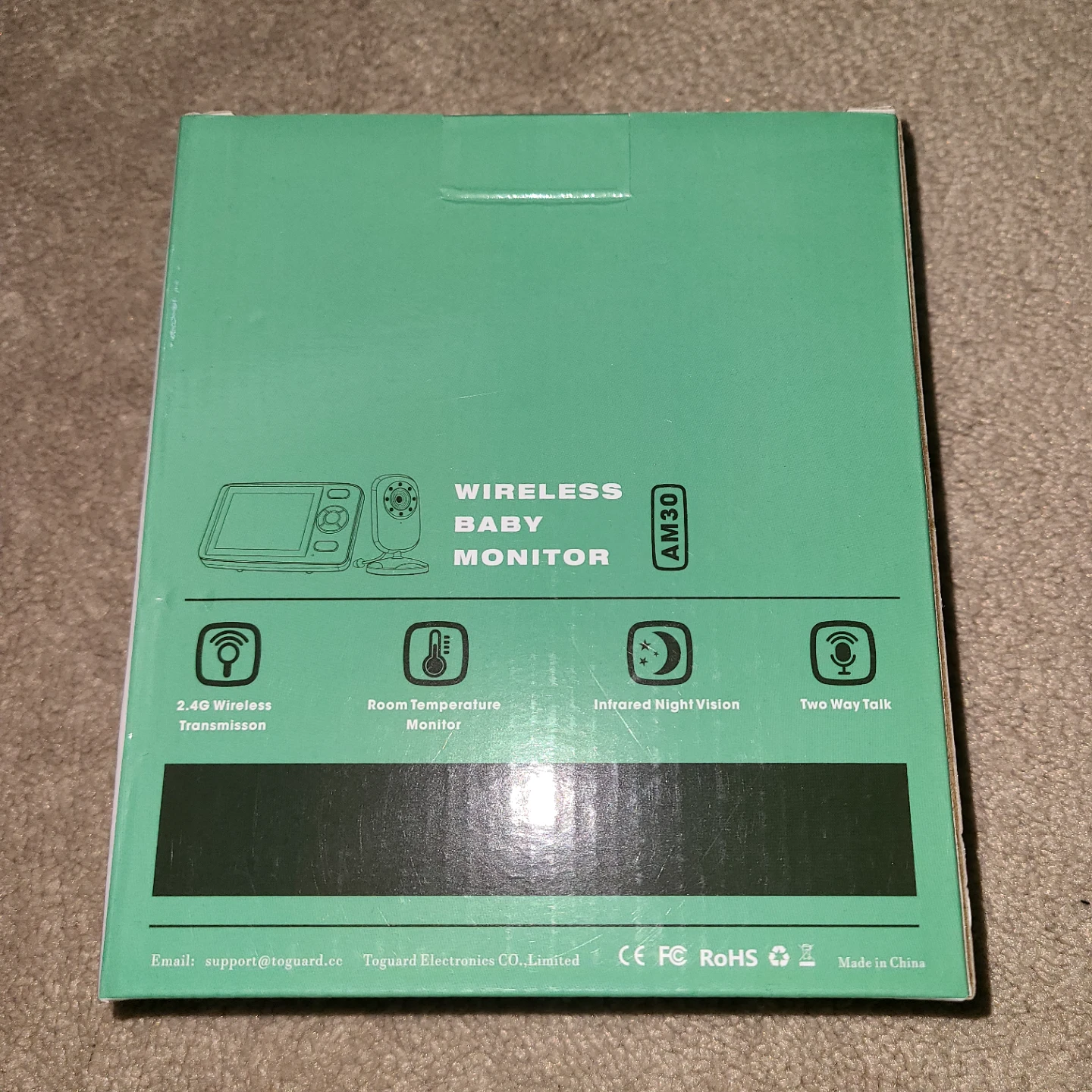 Toguard AM30 Wireless Baby Monitor - photo 3
