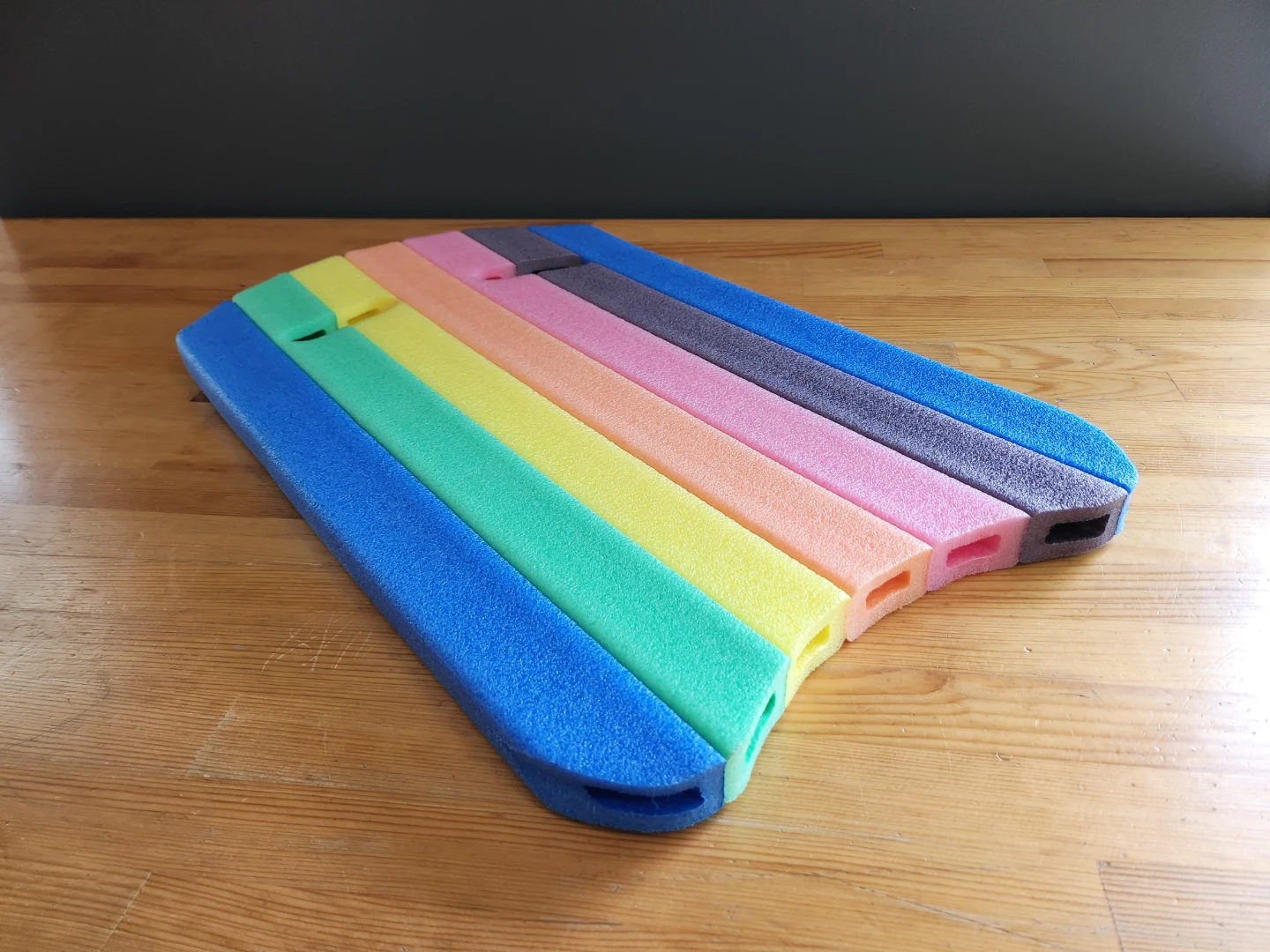 Kids Rainbow Foam Swim Kickboard with Dual Handles - photo 2