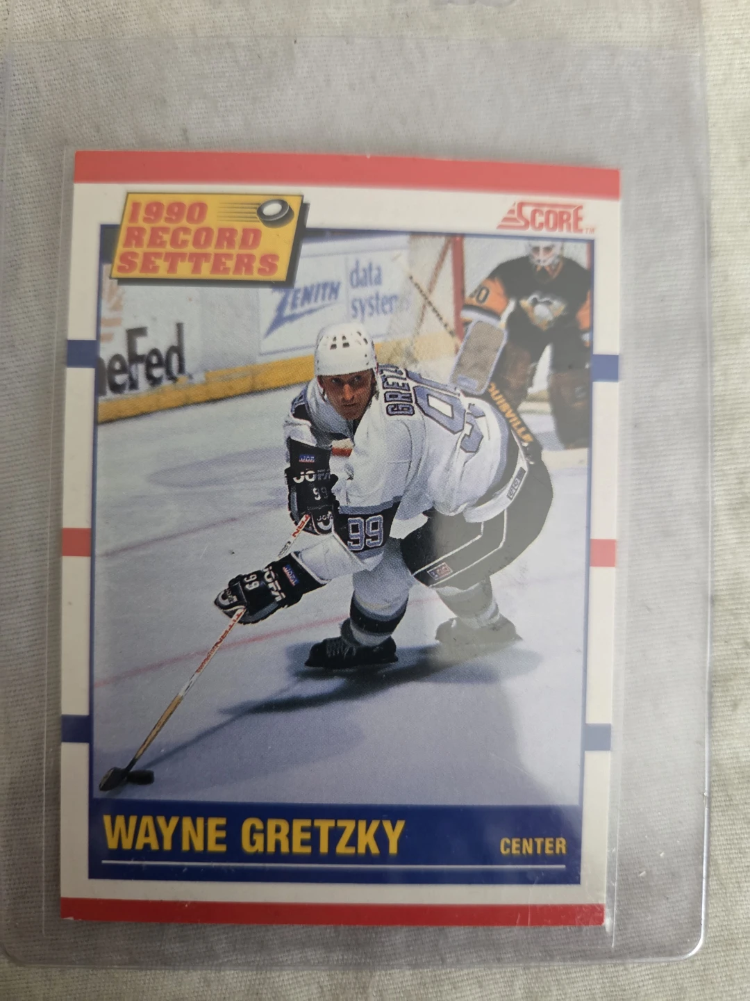 1990 Score Wayne Gretzky "Record Setters" Hockey Card