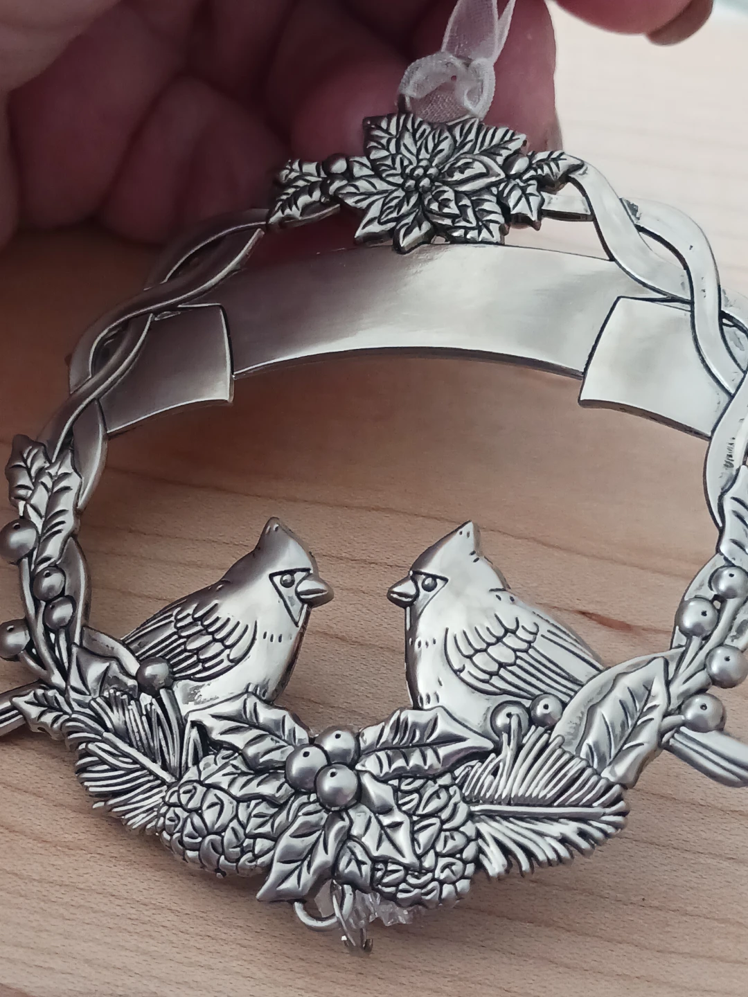 Cardinal "I Love You" Christmas Ornament - photo 2